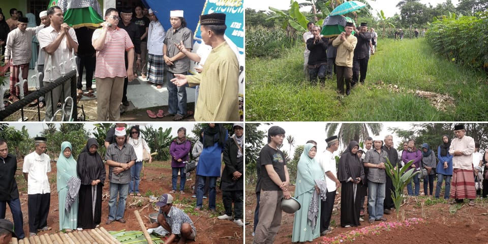 Proses Pemakaman alm. Agung Waskito.