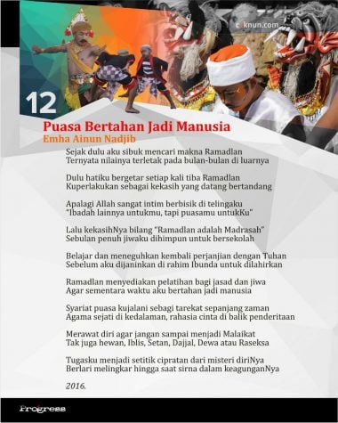 Puasa Bertahan Jadi Manusia