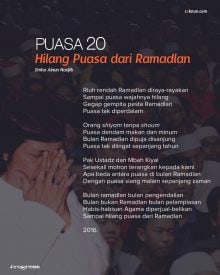 Hilang Puasa dari Ramadlan