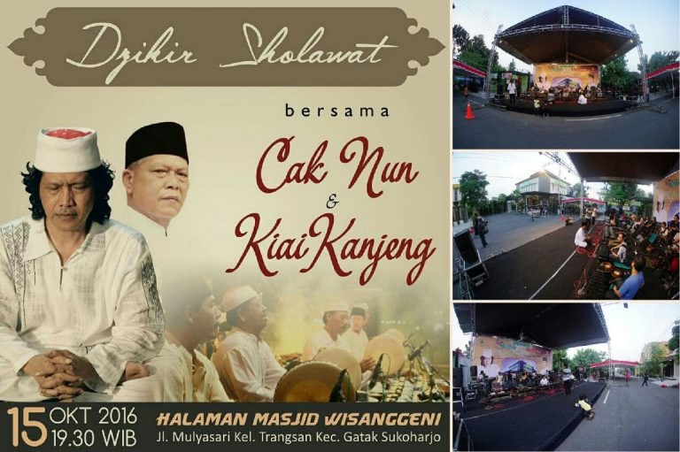 Sinau Bareng di Halaman Masjid Wisanggeni