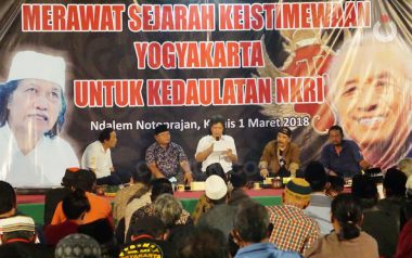 Merawat Sejarah Keistimewaan Yogyakarta untuk Kedaulatan NKRI