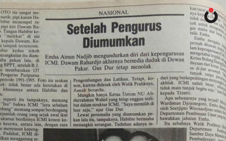 Wah, Mbah Nun Mundur dari ICMI