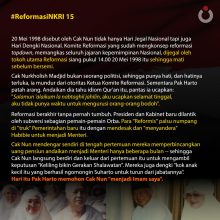 Reformasi NKRI, 15