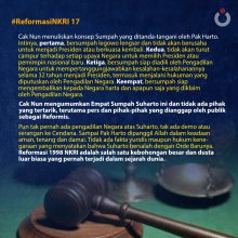 Reformasi NKRI, 17