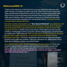 Reformasi NKRI, 18