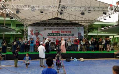 Persiapan Drumband Sambut Sinau Bareng