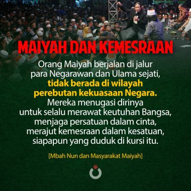 Maiyah dan Kemesraan