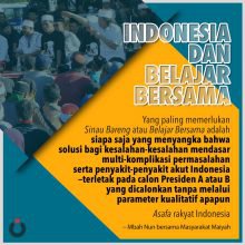 Indonesia dan Belajar Bersama