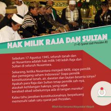 Hak Milik Raja dan Sultan