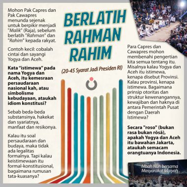 Berlatih Rahman Rahim