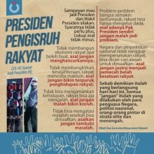 Presiden Pengisruh Rakyat