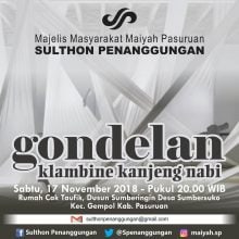 Gondhelan Klambine Kanjeng Nabi