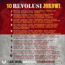 10 Revolusi Jokowi