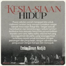 Kesia-siaan Hidup