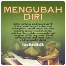 Mengubah Diri