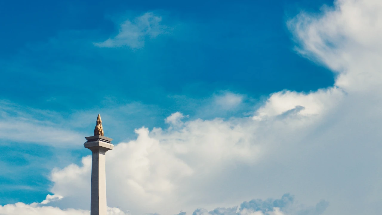 Monumen Nasional (Monas) Jakarta, Indonesia.