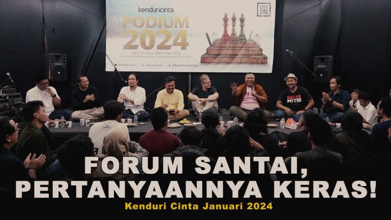 Hendri Satrio: Forum Santai, Pertanyaannya Keras!
