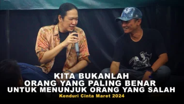 Kita Bukanlah Orang Yang Paling Benar Untuk Menunjuk Orang Yang Salah