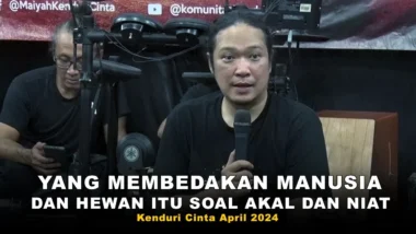 Yang Membedakan Manusia dan Hewan itu Soal Akal dan Niat