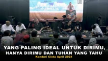 Yang paling Ideal untuk Dirimu, hanya Dirimu dan Tuhan yang tahu