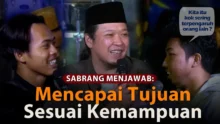 Sabrang: Mencapai Tujuan Sesuai Kemampuan