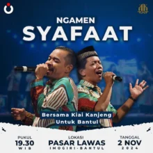 Ngamen Syafaat Bersama KiaiKanjeng Imogiri